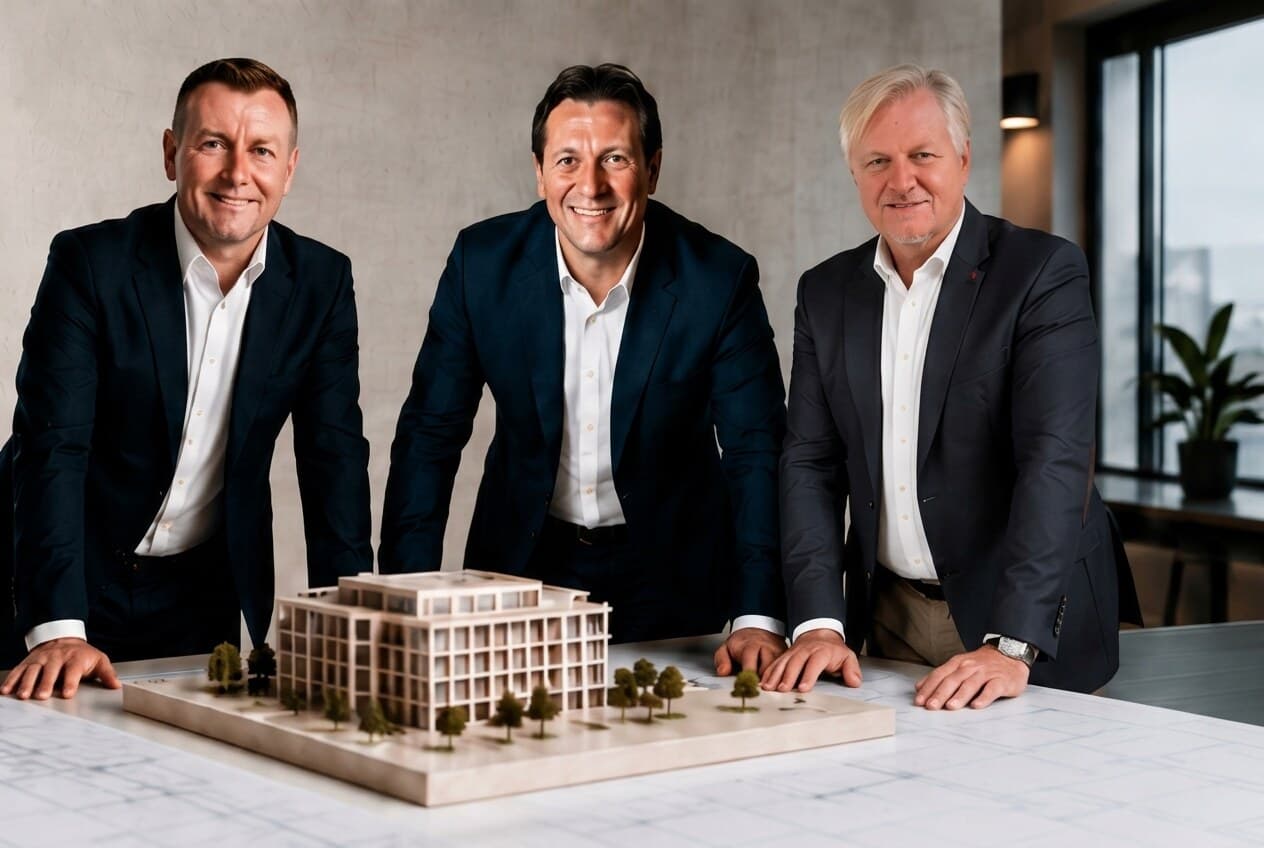 Stefan Meyer, Thomas Almer and Michael Becker — Prime X Solution Holding leadership